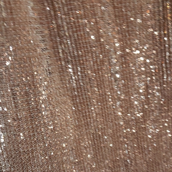 1. STATE- Sequin Slip Dress in Rosegold Nude – Size XS, Like New - Picture 7 of 8